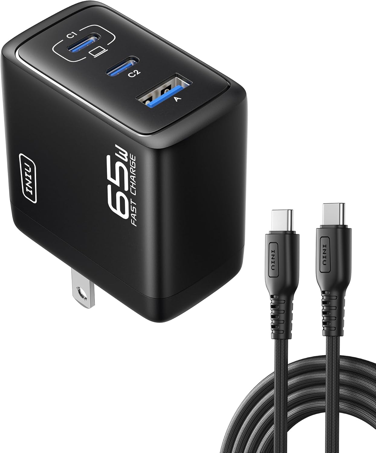 A21-E1 65W Fast Charger 3-Port